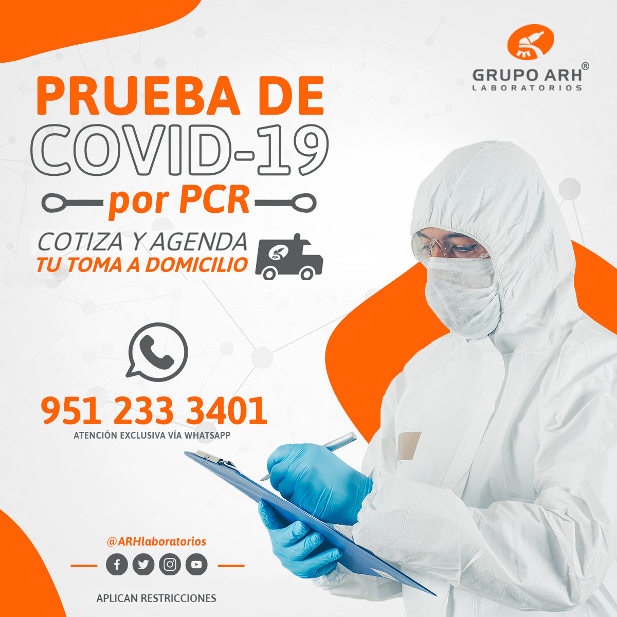 Informacion de prueba COVID-19 PCR